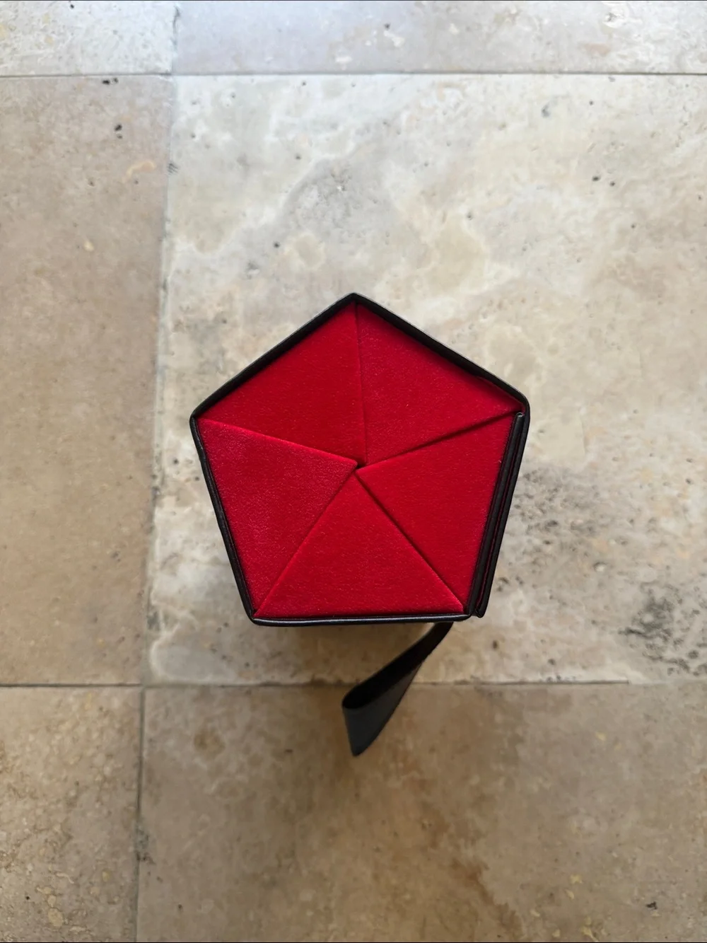 Red Hanging Multi-Tier Organizer with Loop